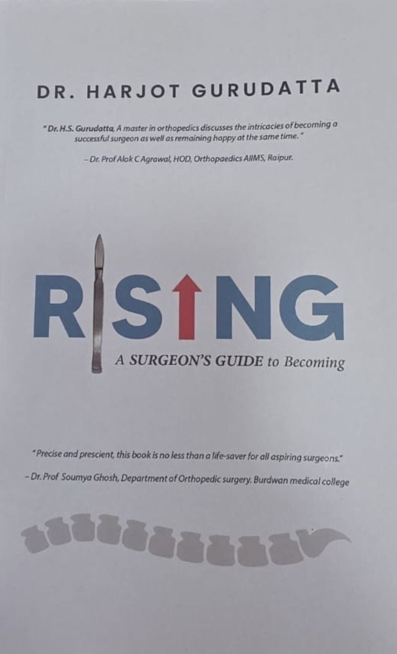 Rising — A Surgeon's Guide to Becoming, book cover
